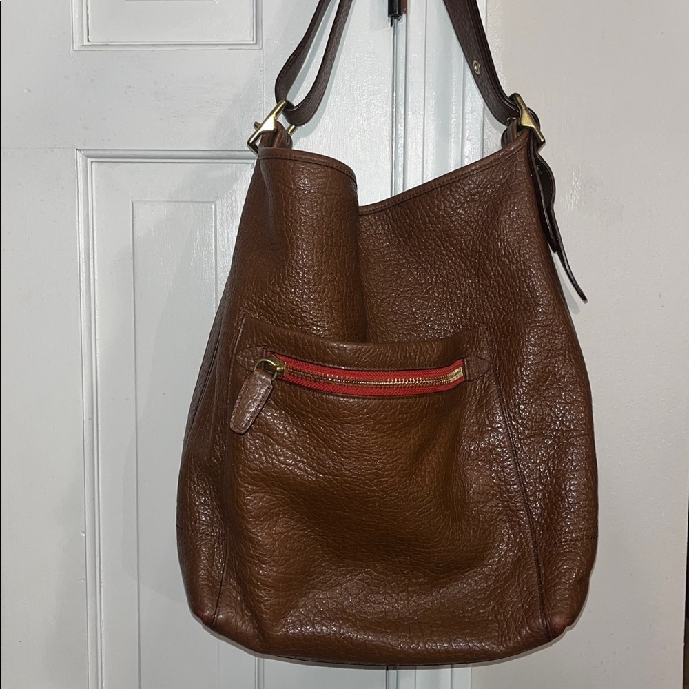 Coach brown Leather bag